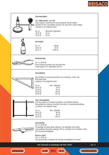 Reisaco brochure - Vadia Lijsten