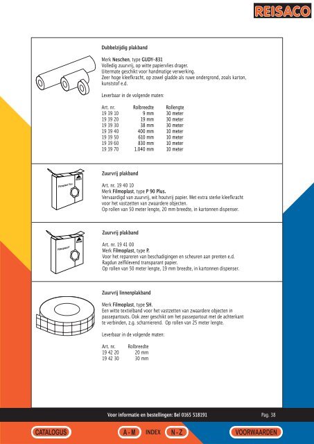 Reisaco brochure - Vadia Lijsten