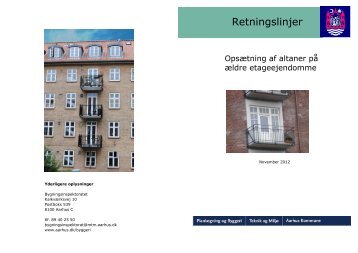 Opsætning af altaner på ældre etageejendomme (pdf ... - Aarhus.dk
