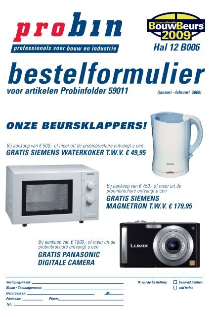 Bestelformulier 59011.indd - Probin