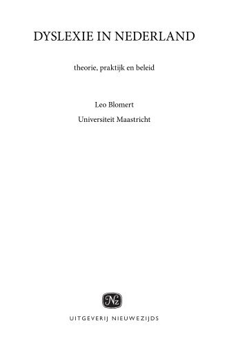 DYSLEXIE IN NEDERLAND - Boom test uitgevers