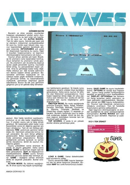 Amiga Dunyasi - Sayi 15 (Agustos 1991).pdf - Retro Dergi