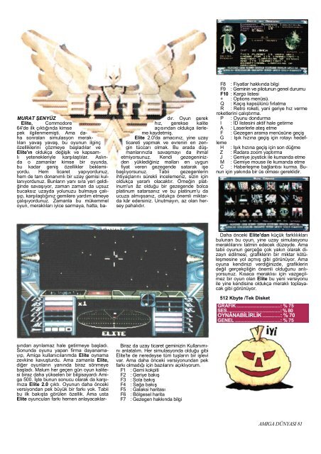 Amiga Dunyasi - Sayi 15 (Agustos 1991).pdf - Retro Dergi