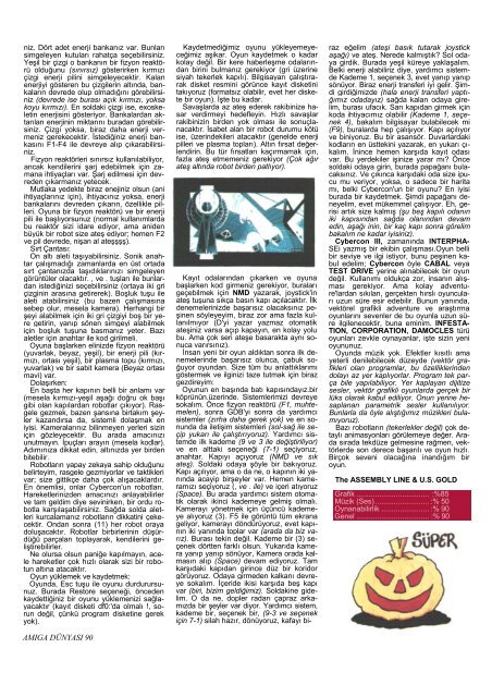 Amiga Dunyasi - Sayi 15 (Agustos 1991).pdf - Retro Dergi