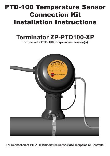 PTD-100 Temperature Sensor Connection Kit Installation ...