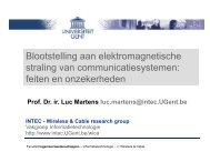 Blootstelling aan elektromagnetische straling van ... - ie-net