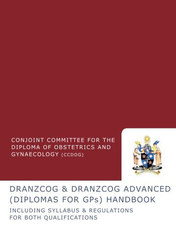 DRANZCOG & DRANZCOG ADVANCED (DIPLOMAS FOR GPs ...