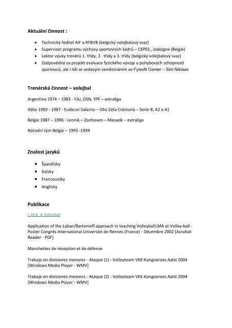 Curriculum Vitae Enrique Pisani