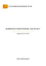 Biometrisk identifiering, vad är det?