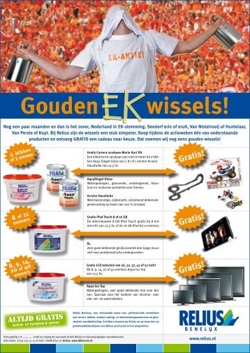 Gouden wissels! - Goeree verf