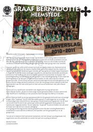 GB Jaarverslag 2010-2011 pagina 01 - Graaf Bernadotte
