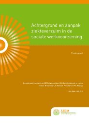 Achtergrond en aanpak ziekteverzuim in de sociale ... - AStri