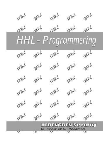 HHL-Programmering
