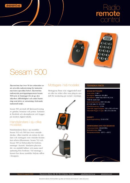 Sesam 500 - Wisac AS
