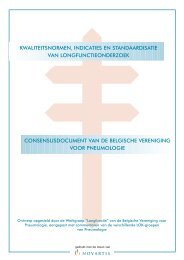 Consensus document longfunctieonderzoek