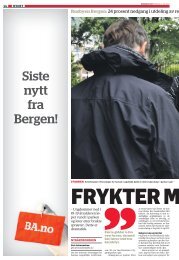 Siste nytt fra Bergen!