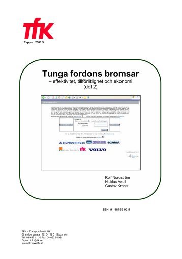 Tunga fordons bromsar