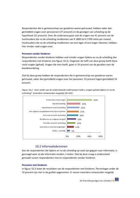 De financiële gevolgen van scheiden (pdf) - Nibud