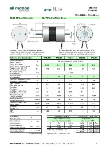 Ø57mm 23-180 W - All Motion AB