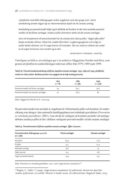 Ungdomar och sexualitet - Statens folkhälsoinstitut