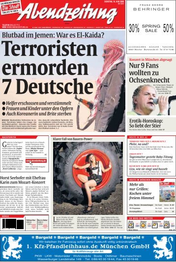 Mi, 17.06.2009 - Sa, 20.06.2009 - Abendzeitung