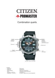 Combination quarts - Citizen