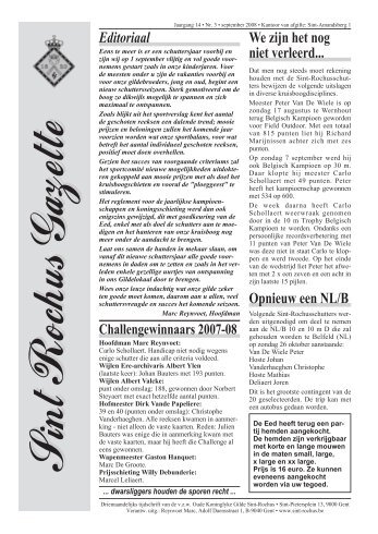 gazette september 2008 - Gent