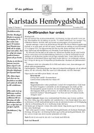 Nr 4 2003 - Karlstads Hembygdsförening