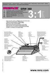 Bedienungsanleitung - Renz