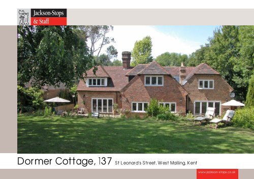 Dormer Cottage 137 St Leonard S Street West Malling Kent