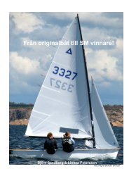 Från originalbåt till SM vinnare - Norrköpings Segel Sällskap