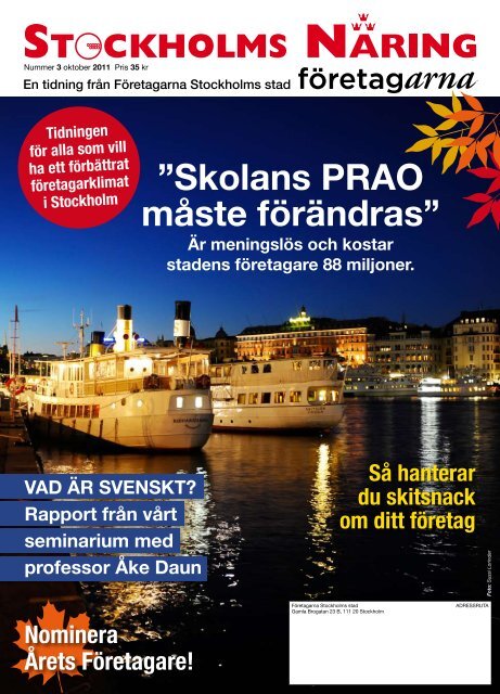 Nr 3, 2011 - Företagarna.se