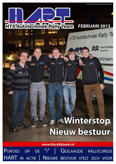 Winterstop Nieuw bestuur - HTS Autotechniek Rally Team