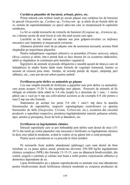 Recurs la tradiţia satului sau Opinii agrosilvopastorale - Institutul de ...