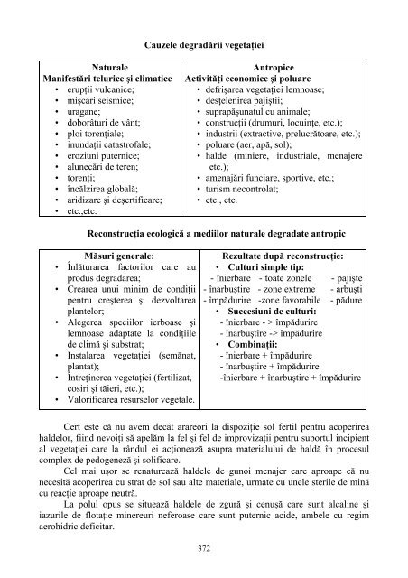 Recurs la tradiţia satului sau Opinii agrosilvopastorale - Institutul de ...