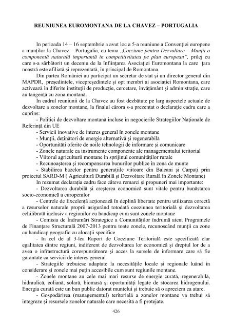 Recurs la tradiţia satului sau Opinii agrosilvopastorale - Institutul de ...