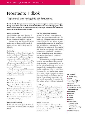 Produktblad (pdf) - Norstedts Juridik