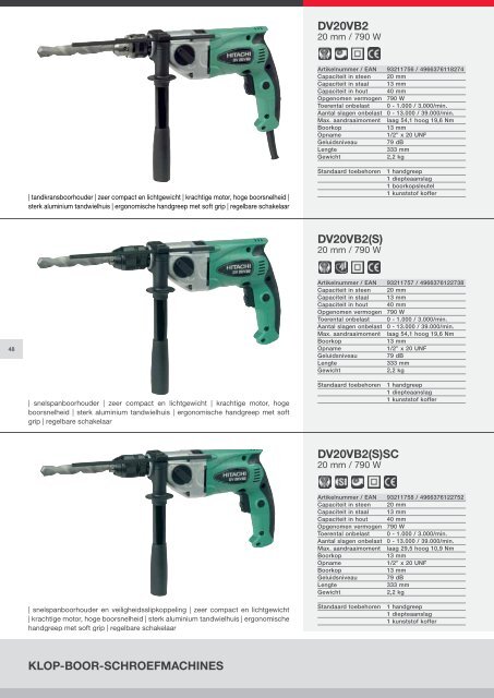 Catalogus 2012-2014 - Hitachi