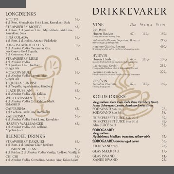 Download vores drikke kort i PDF Format - Herlev - Cafe Emil