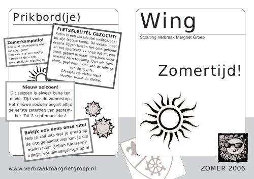 Zomer Versie - Scouting Verbraak Margriet Groep