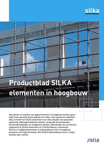 Silka Hoogbouw met elementen van kalkzandsteen ... - Euroblok BV