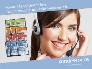 Kundeservice (kommunikationskort) - Dialog Plus