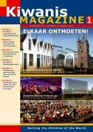 1 magazine - Kiwanis International District Nederland
