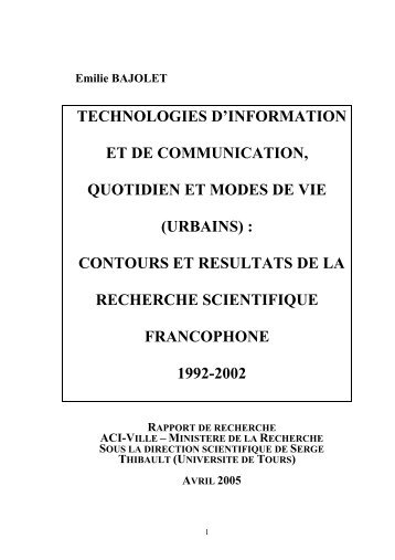 technologies d'information et de communication - citeres