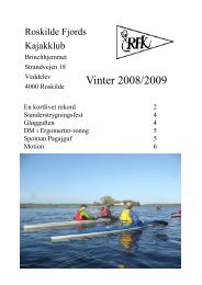 Vinter 2008/09 - Roskilde Kajakklub