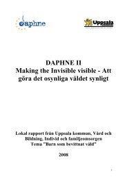 DAPHNE II Making the Invisible visible - Regionförbundet Uppsala län