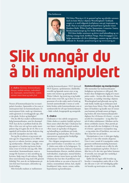 (PDF) – Slik unngår du å bli manipulert (5. Chakra) - Pål-Esben ...