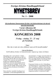Nyhetsbrevet nr 1-2 2008 - Sveriges Kristna Handikappförbund