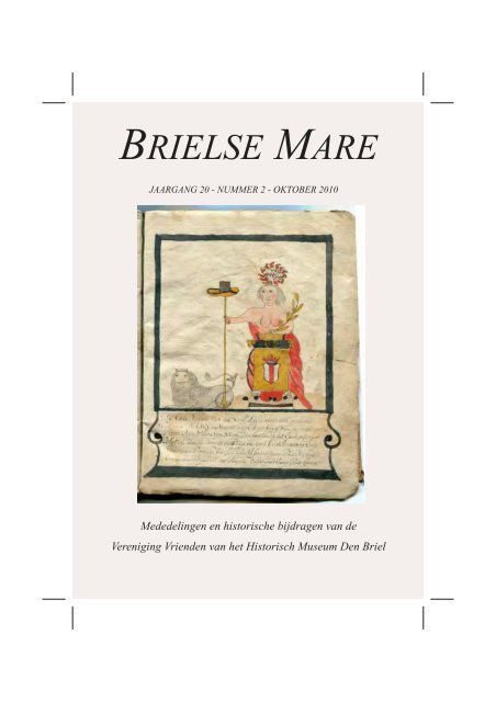 Brielse Mare 20/2 - Historische Vereniging de Brielse Maasmond!