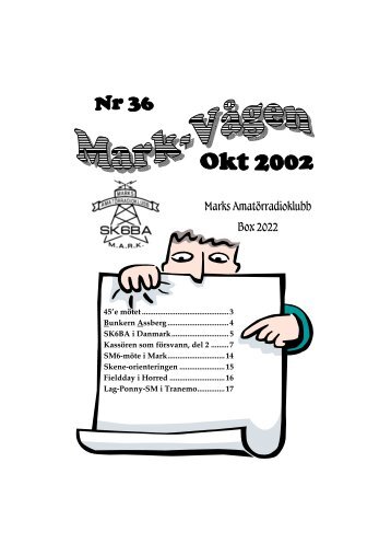 Marks Amatörradioklubb Box 2022 - SK6BA